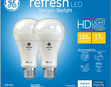 17W A21 Med LED Refresh 100W Eq. 22PK Fashion