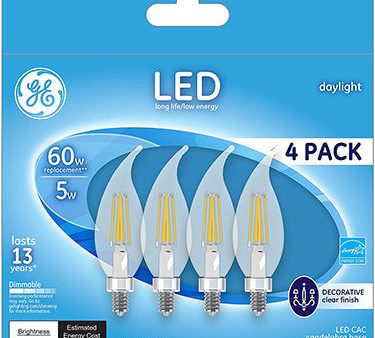 5W CANDELABRA CAC DAYLIGHT LED 4PK Online now