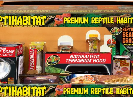 20 Gallon ReptiHabitat™ Bearded Dragon Kit Supply