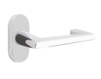 Emtek 5801AGRH Passage , Oval Stretto 1.5  x 3  , Argos Lever , RH Online