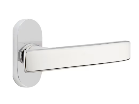 Emtek 5801GVRH Passage , Oval Stretto 1.5  x 3  , Geneva Lever , RH Online Sale