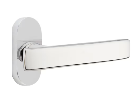 Emtek 5802GVLH Thumbturn Privacy , Oval Stretto 1.5  x 3  , Geneva Lever , LH Online Sale